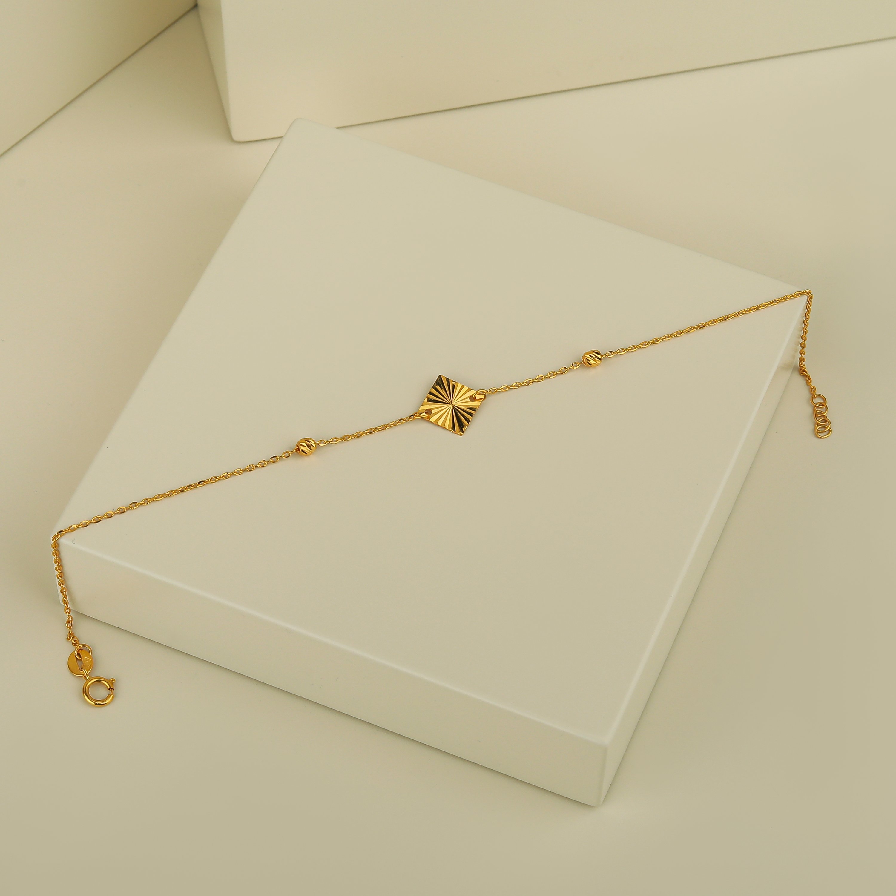 21 karat gold bracelet, Turkish made - (H-0890)